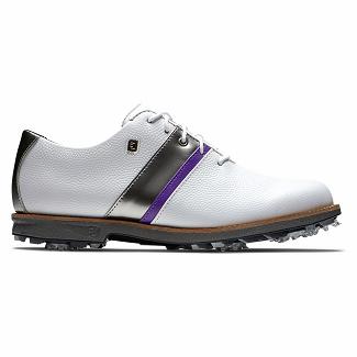 Scarpe Golf Footjoy Donna Premiere Series Spikes Bianche/Viola Italia SKE250738